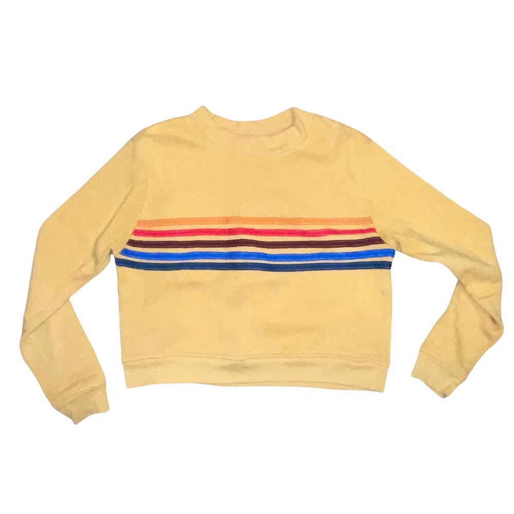 Multi-color Stripe Sweatshirt
